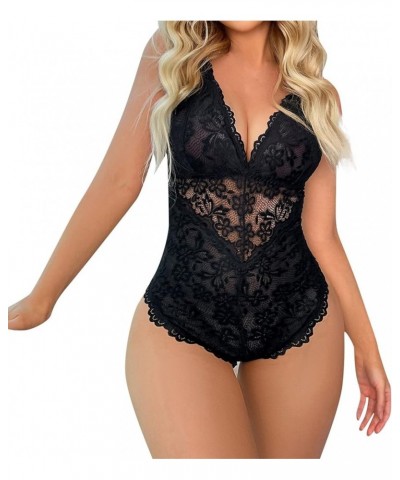 Maternity Lingerie Lingerie Set With Stockings For Women Women's Funny Underwear Sexy Large Double Layer Patte Black $8.39 Li...